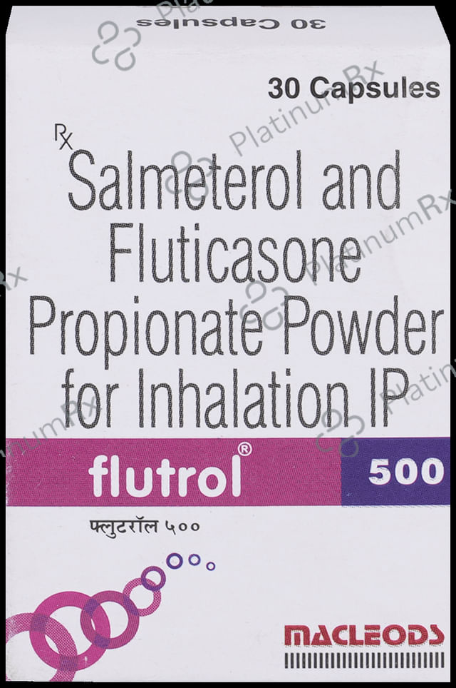 Flutrol 500/50mcg Capsule 30s