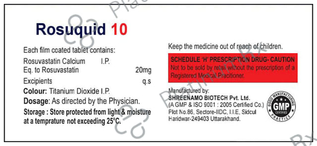 Rosuquid 10 Tablet