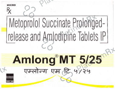 Amlong MT 5/25mg Tablet PR 15s
