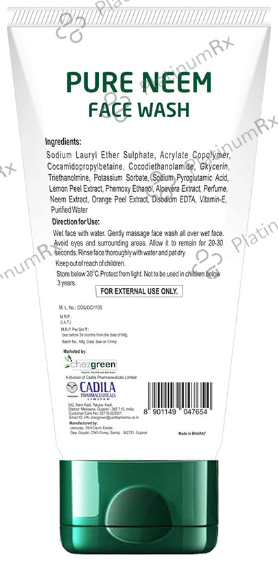 Cahaya Pure Neem Face Wash