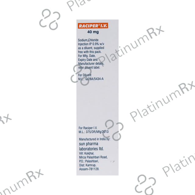 Raciper IV 40mg Injection 5ml