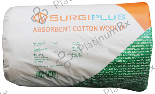 Surgiplus Absorbent Cotton Wool 400 gm