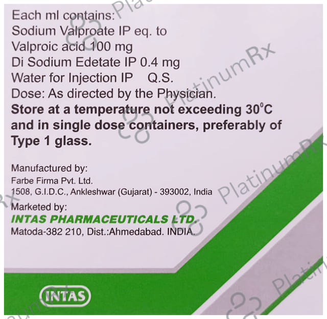 Valprol 100mg Injection