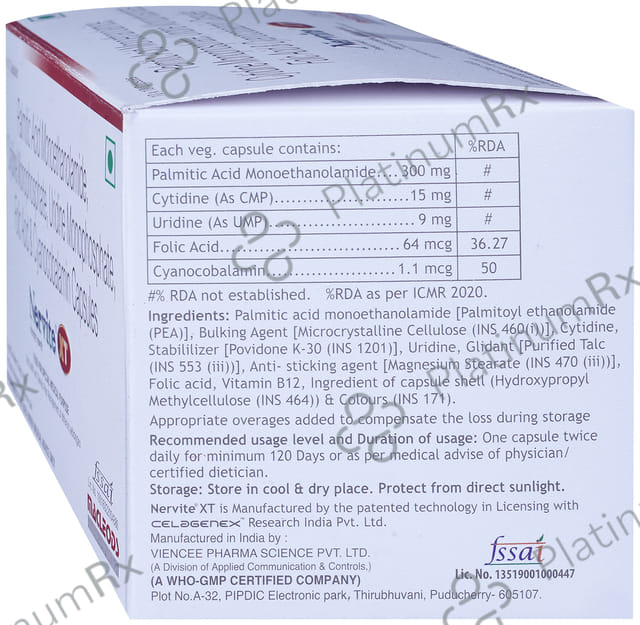 Nervite XT Capsule 10s