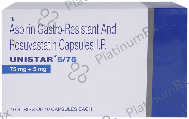 Unistar 5/75mg Capsule 10s