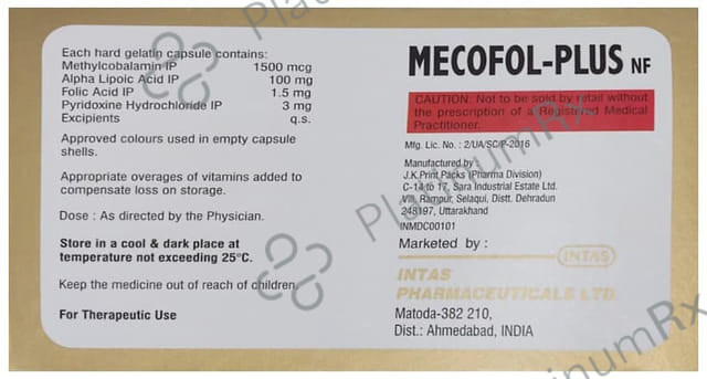 Mecofol Plus Capsule 10s