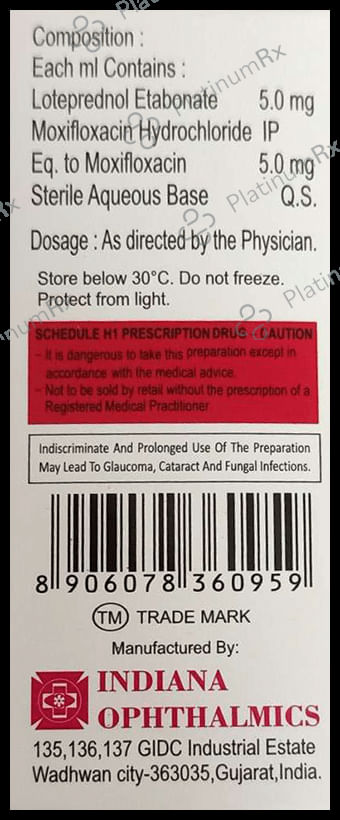Moxicon LP Eye Drop 5 Ophthalmic Suspension
