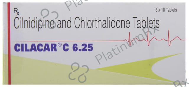 Cilacar C 6.25/10mg Tablet 10s
