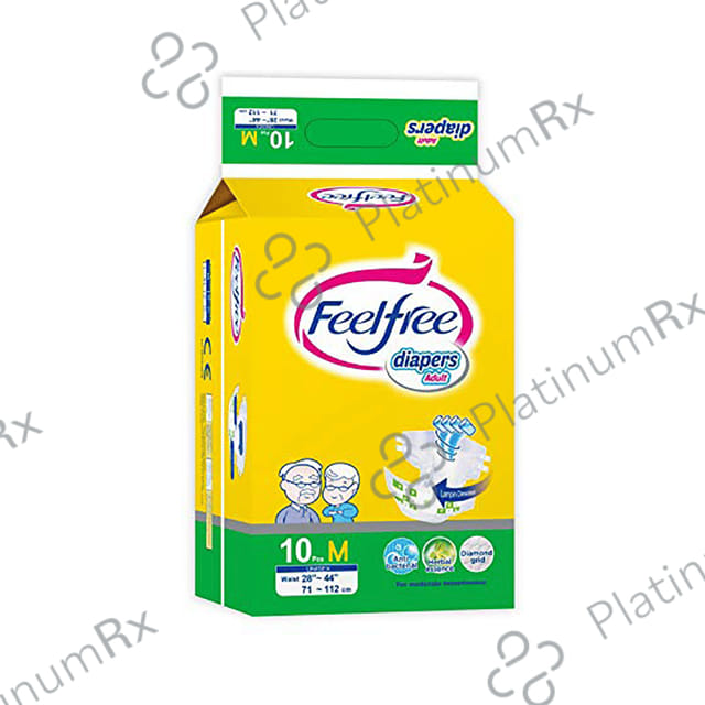 Feel Free Adult Diaper Medium 10s