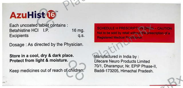Azuhist 16 Tablet