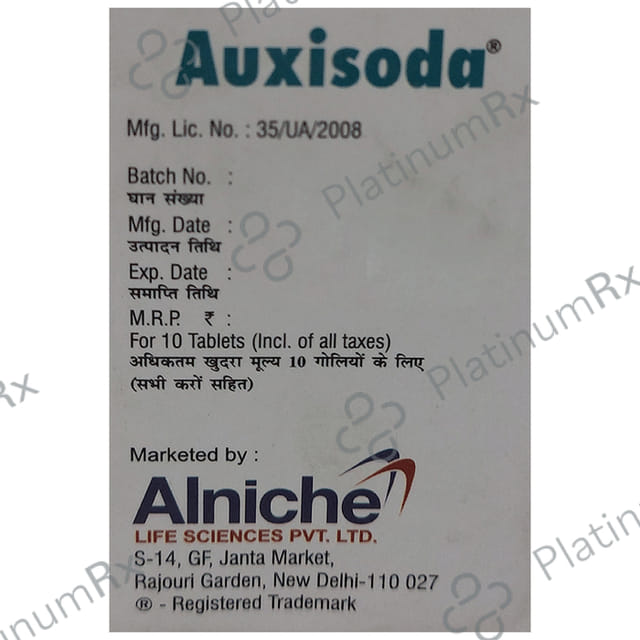 Auxisoda 500mg Tablet 10s