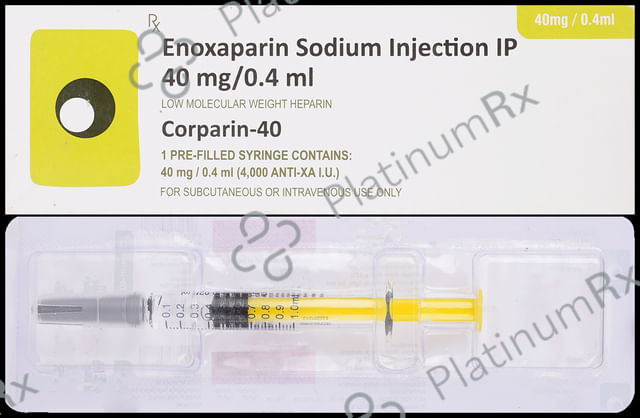 Corparin 40mg Prefilled Syringe 0.4ml
