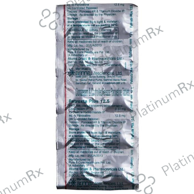 Patroxta Plus 12.5 Tablet CR