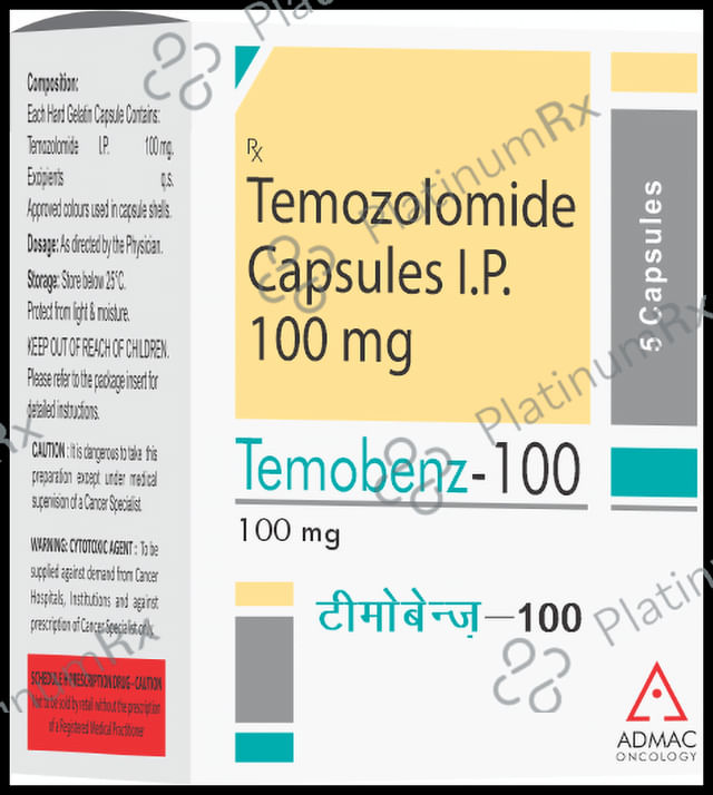 Temobenz 100mg Capsule 5s