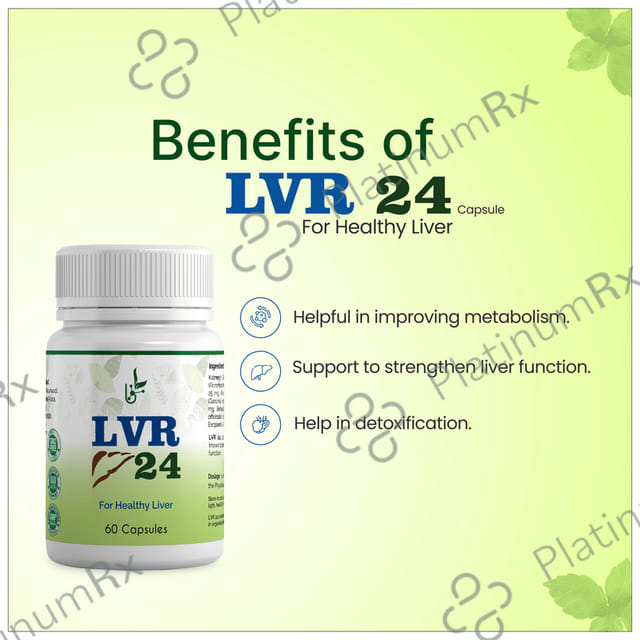 BVG Life Sciences LVR 24 for Healthy Liver Capsule 60 capsules