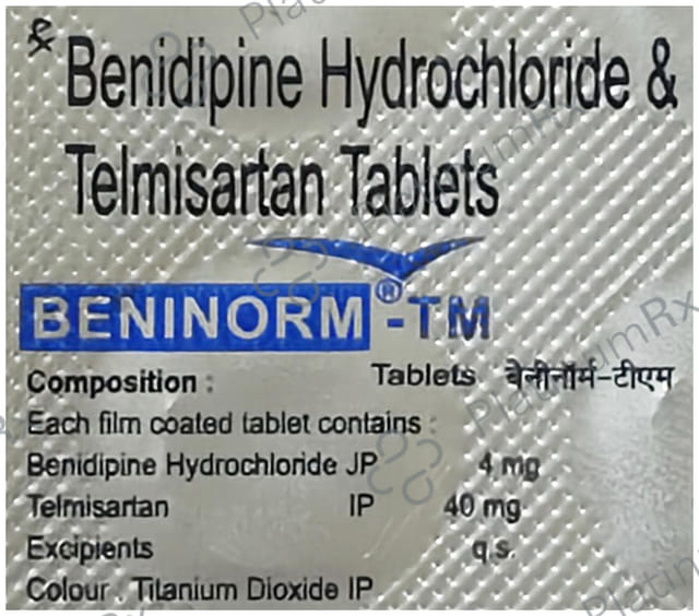 Beninorm TM 4/40mg Tablet 10s