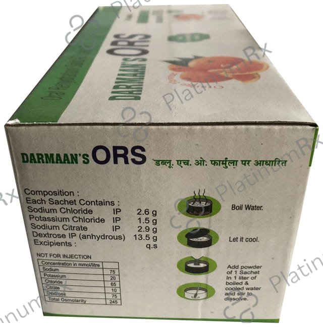 Darmaan's ORS Powder Orange