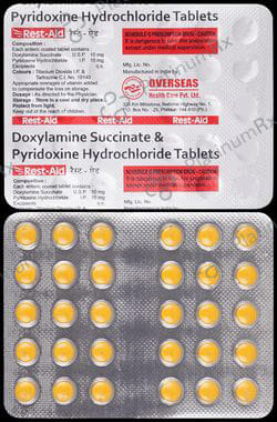 Rest Aid 10/10mg Tablet 30s