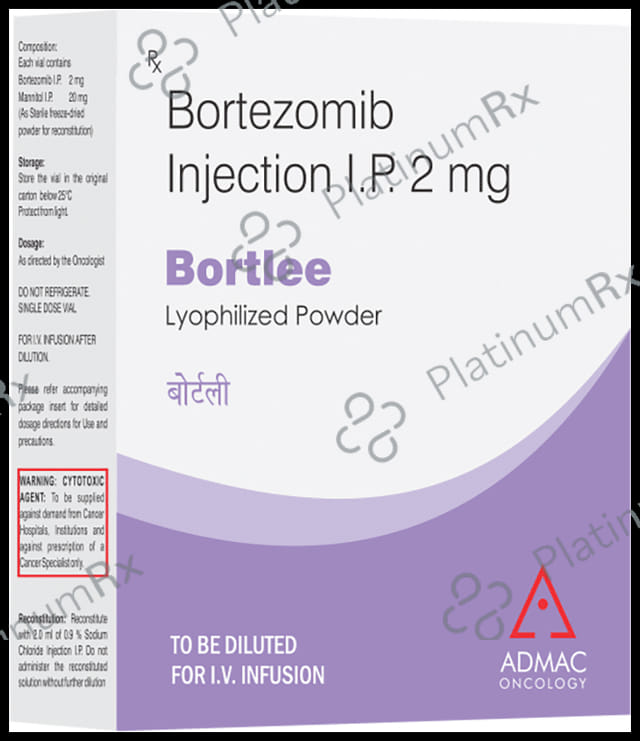 Bortlee Lyophilized 2mg Injection 1s