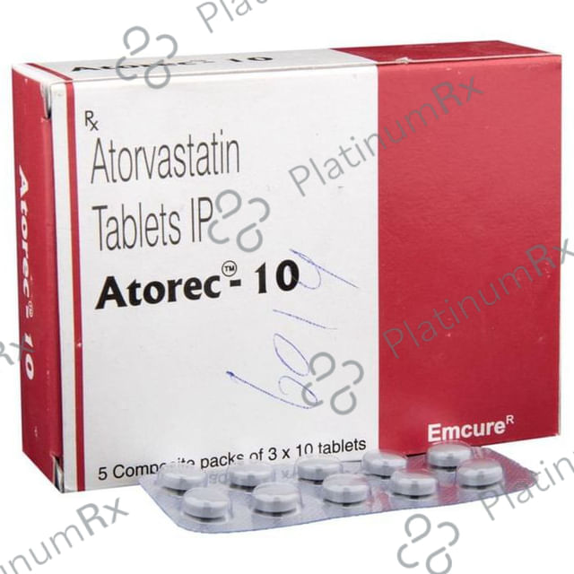 Atorec 10mg Tablet 10s