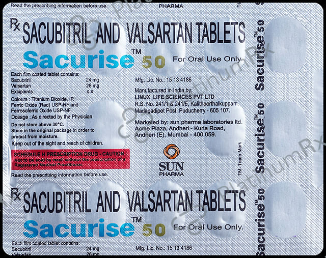 Sacurise 50 24/26mg Tablet 14s