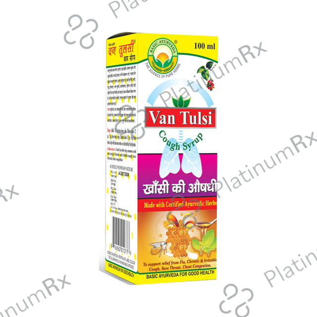Basic Ayurveda Van Tulsi Cough Syrup 100 ml