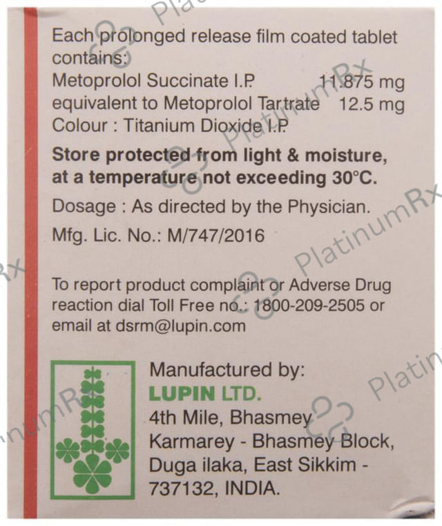 Starpress XL 12.5mg Tablet PR 10s