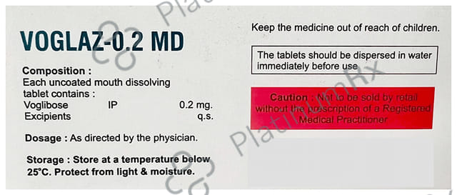 Voglaz 0.2 MD Tablet 10s