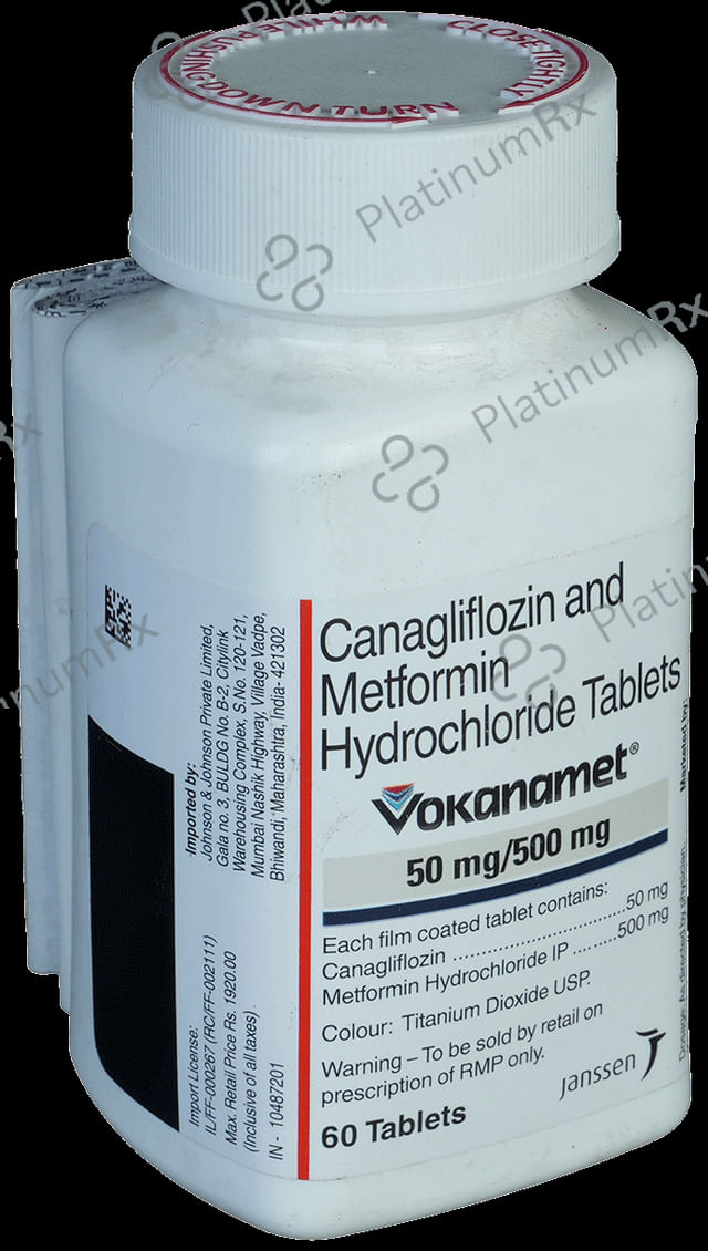 Vokanamet 50/500mg Tablet 60s