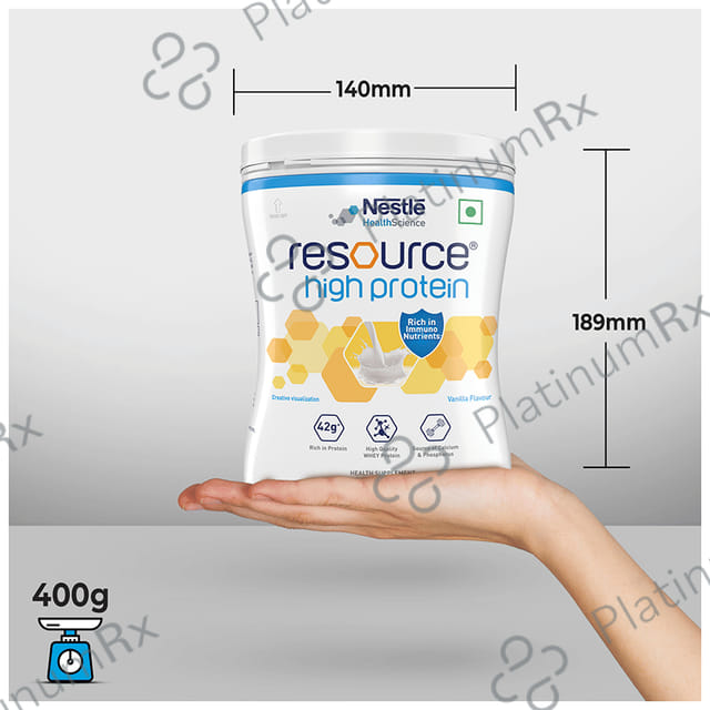 Nestle Resource High Quality Whey Protein - Flavour Powder Vanilla Rich in Immuno Nutrients