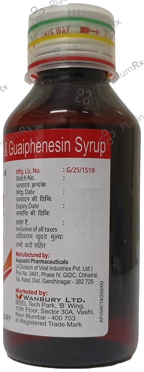 Coriminic LS 15/50/1mg Syrup 100ml