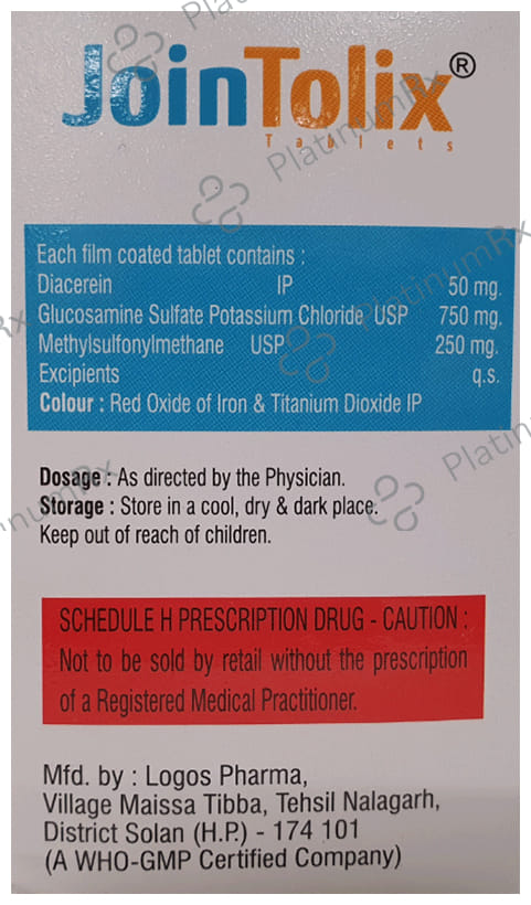 Jointolix 750mg/50mg/250mg Tablet