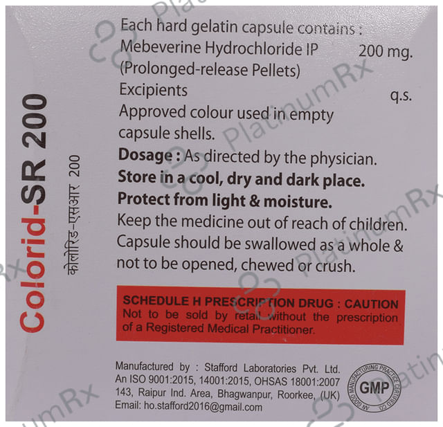 Colorid SR 200 Capsule 10s
