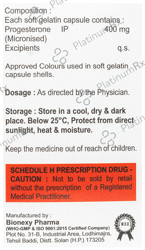 Uteragest 400mg Softgel Capsule 10s