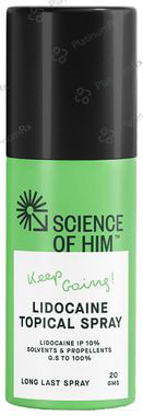 Science Of Him Keep Going Lidocaine Topical Spray