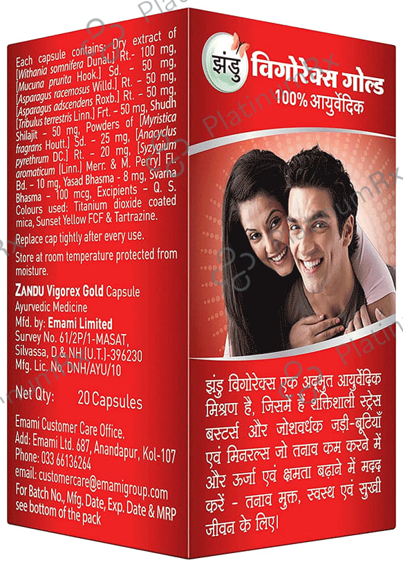 Zandu Vigorex Gold Capsule 20s