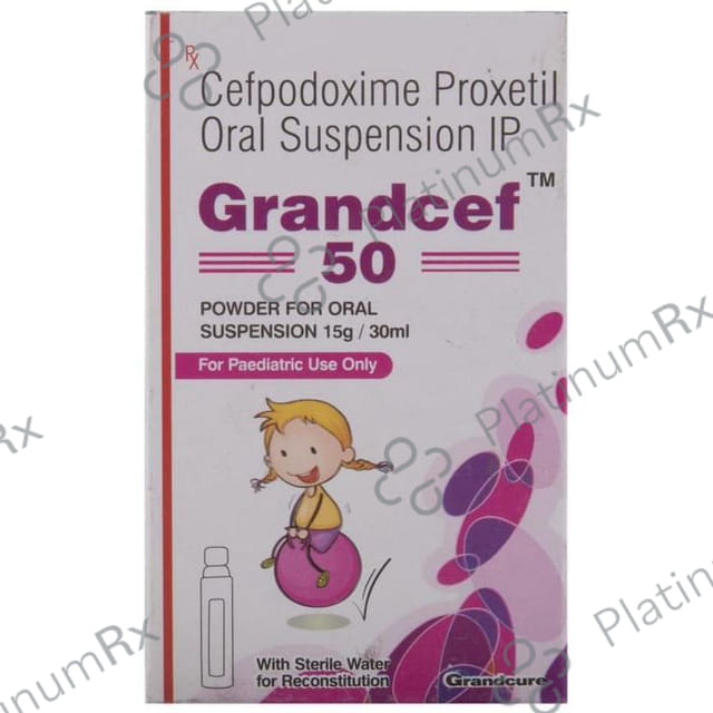 Grandcef 50 Oral Suspension