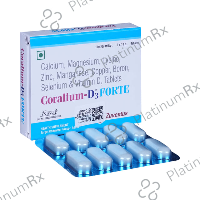 Coralium D3 Forte Tablet 10s