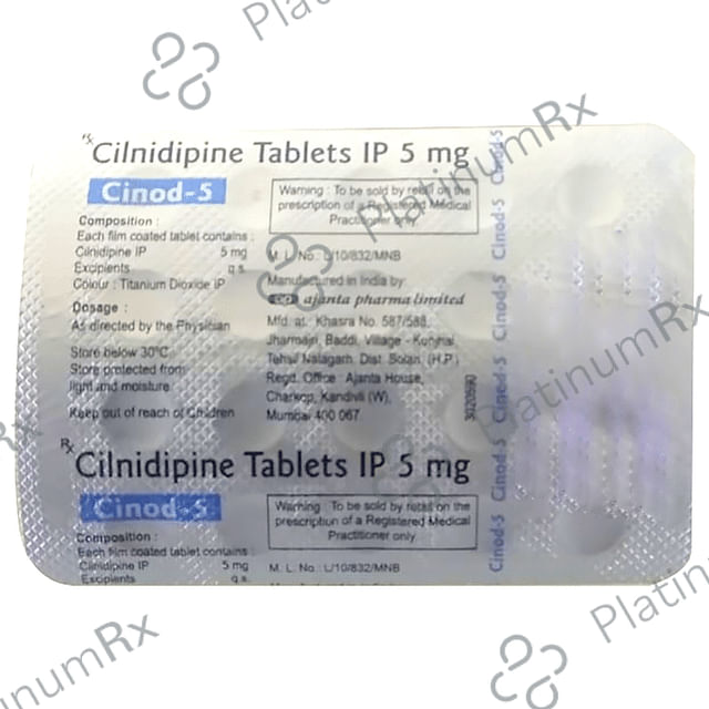 Cinod 5mg Tablet 20s
