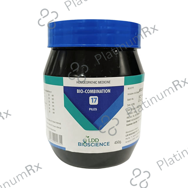 LDD Bioscience Bio-Combination 17 Piles Tablet 450 gm