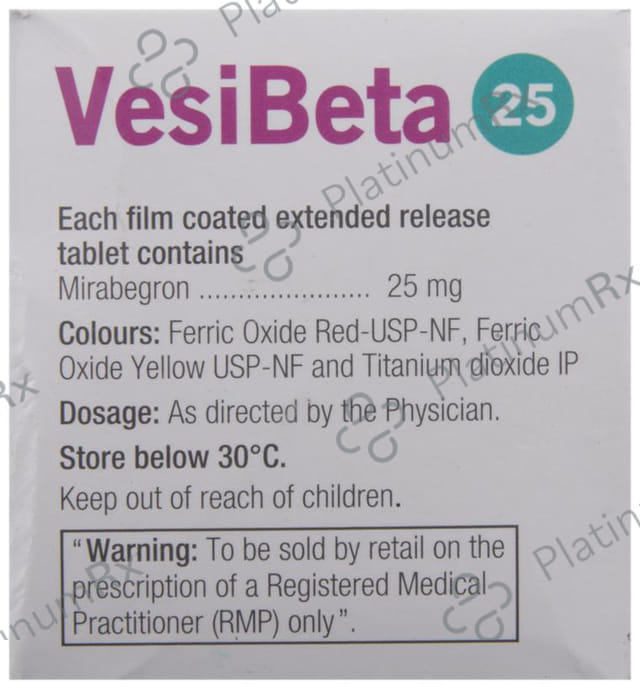 VesiBeta ER 25mg Tablet 10s