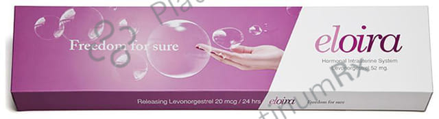 Eloira Hormonal Intrauterine 52mg system 1s