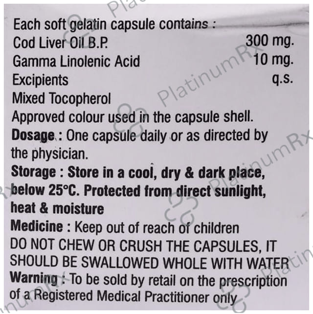 Eracod Soft Gelatin Capsule 10s