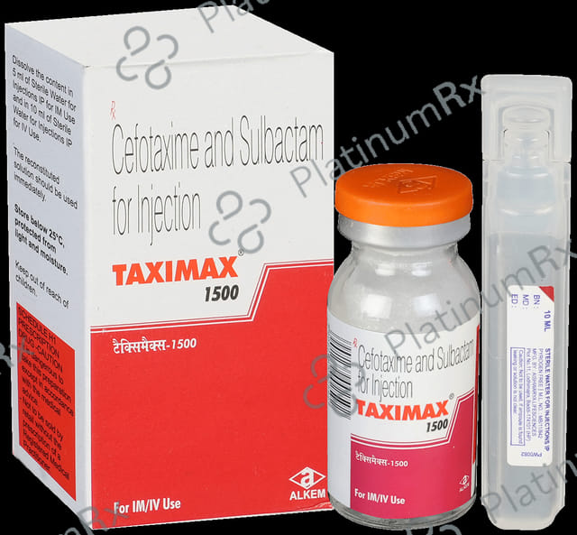 Taximax 1000/500mg Injection 1s