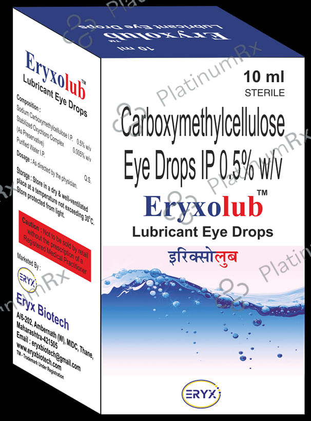 Eryxolub Lubricant Eye Drop