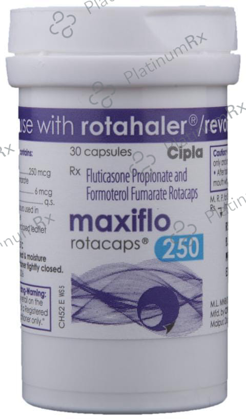 Maxiflo 250/60mcg Rotacap 30s