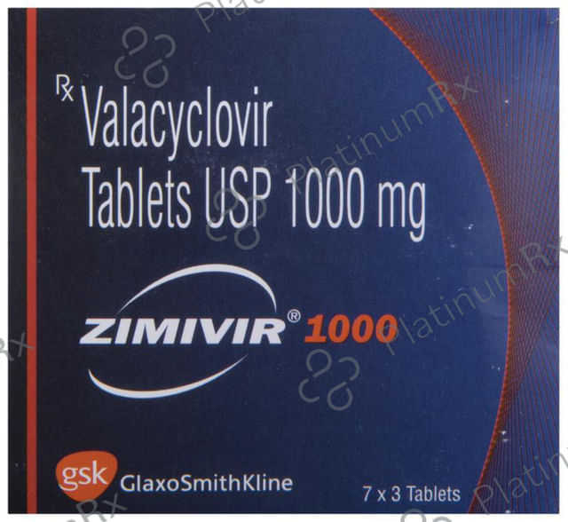 Zimivir 1000mg Tablet 3s