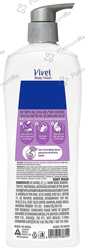 Vivel Lavender + Almond Oil Family Pack Body Wash