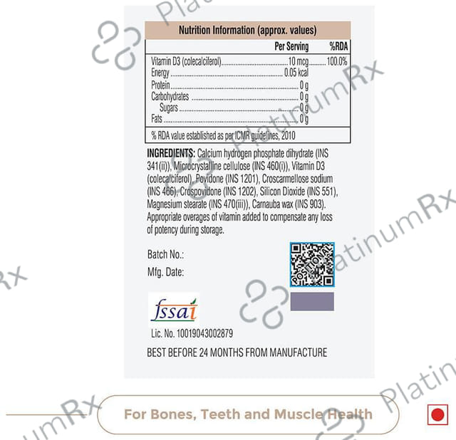 Swisse Ultiboost Vitamin D Tablet for Healthy Bones & Muscles