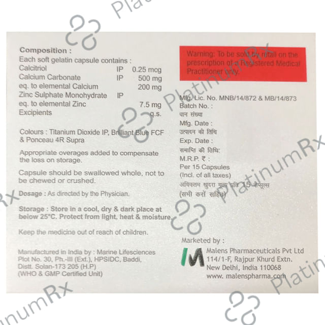 Calceto Softgel Capsule